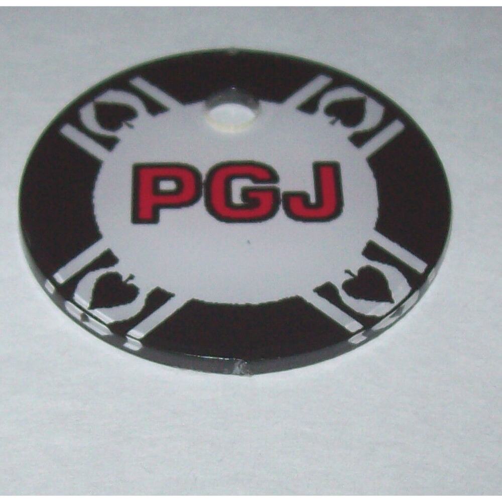 World Poker Tour Pinball Machine Plastic Promo Key Chain Original NOS